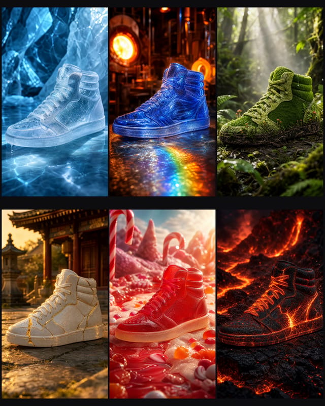Material Poster, made by the Impossible Materials template
