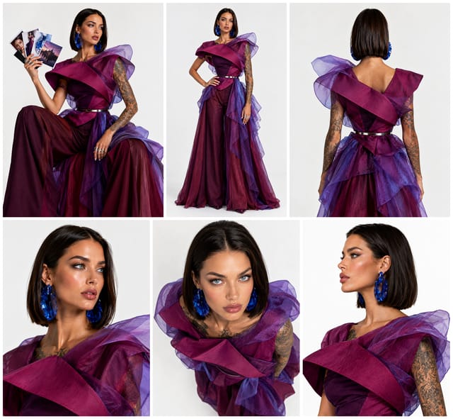 Garment photo, made by the Fashion Film Studio template