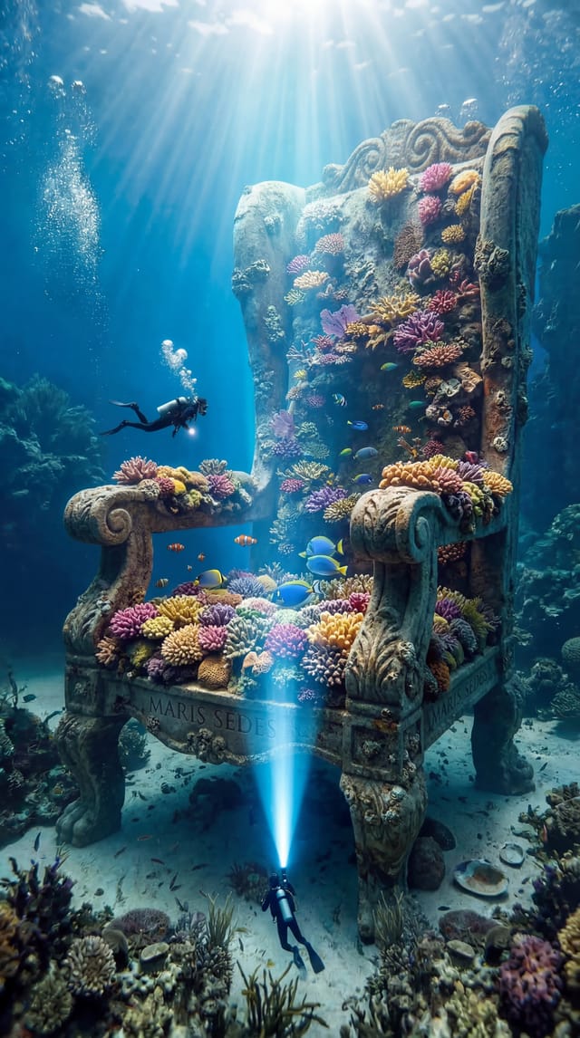Scene 3, made by the Underwater Giants: A Cinematic AI Instagram Reel template