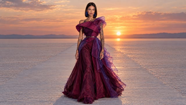 Opening still 1, made by the Fashion Film Studio template