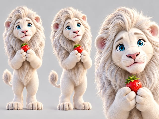 Character sheet, made by the Mascot Story Studio template