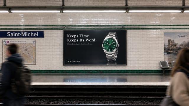 Subway mockup, made by the Subway FOOH Studio template