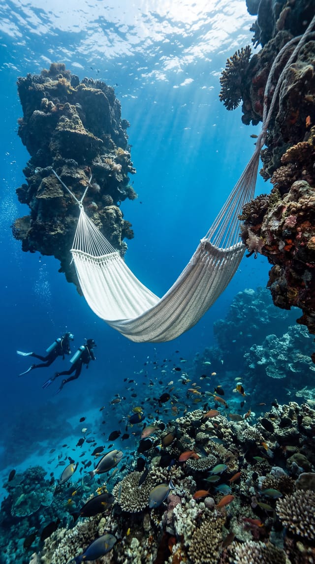 Scene 4, made by the Underwater Giants: A Cinematic AI Instagram Reel template