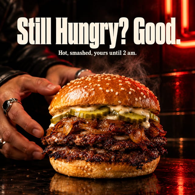 Ad · Occasion, made by the Food & Drink Ad Studio template